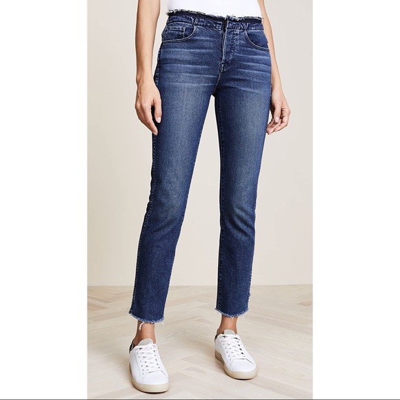 3x1 Denim - 3x1 Raw Edge Shelter Slim Jeans in Tin Coo Medium Wash Women’s 26